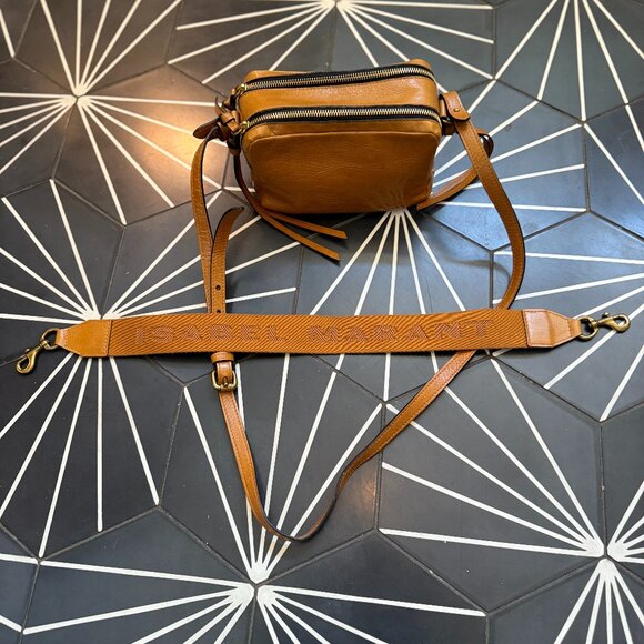 EUC Isabel Marant Wardy Camera Bag in Carmel brown - Picture 9 of 10